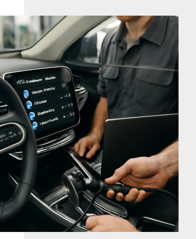Установка приложений Geely для мультимедиа автомобиля в Краснокаменске
